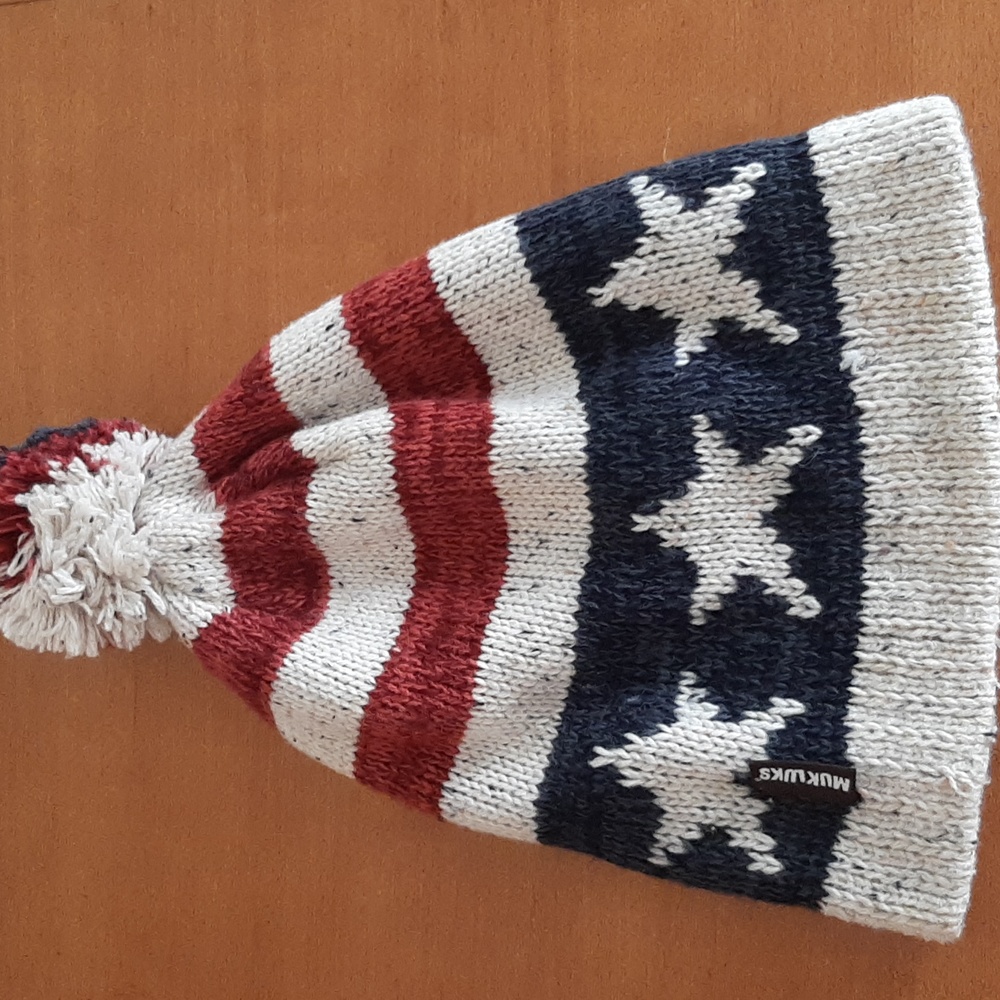 American Flag Knit Beanie